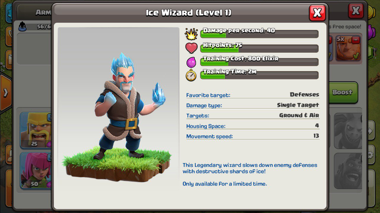Clash of Clans ice characters Clash of Clans ice characters